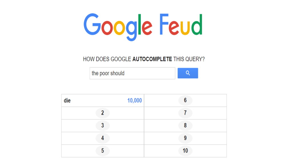 Les pauvres devraient&nbsp;mourir