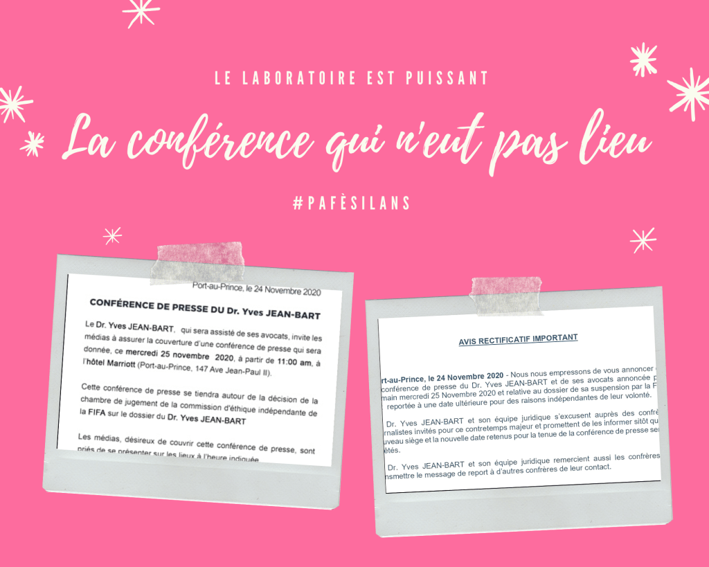 La Conférence de presse qui n&rsquo;eut pas&nbsp;lieu