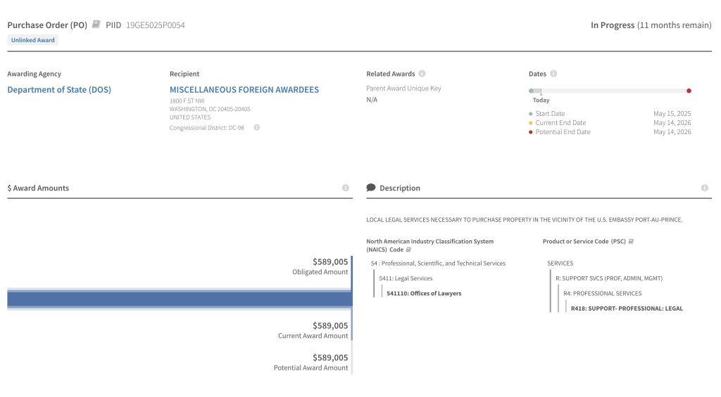 Alors que l’État haïtien perd du territoire, les États-Unis s’apprêtent à étendre celui de leur&nbsp;ambassade